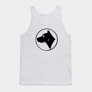 Dog Head in a Circle Tank Top